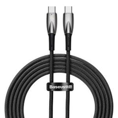 Baseus USB-C till USB-C Kabel, 100W, 2m - Svart