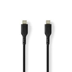 Nedis USB-C till USB-C, 240W, 480mbps, 2m - Svart