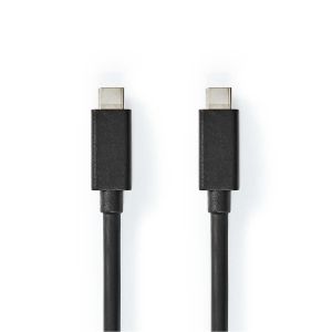 Nedis USB-C till USB-C kabel, 100W, 1m