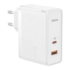 Baseus GaN5 Pro Snabbladdare 100W - Vit
