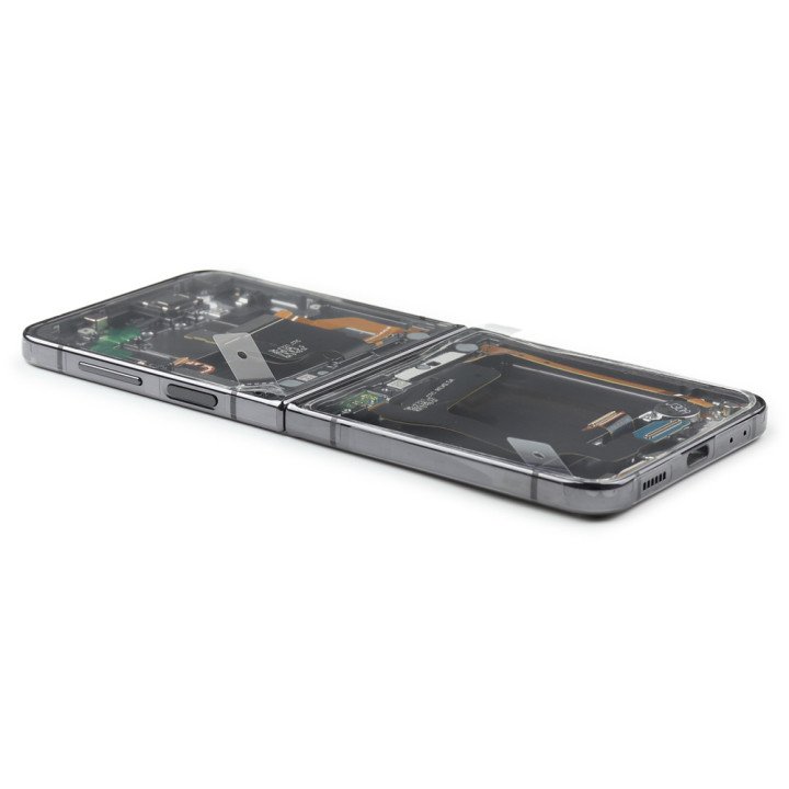 Display Assembly Compatible for Samsung Galaxy Z Flip 4 Graphite Service Pack