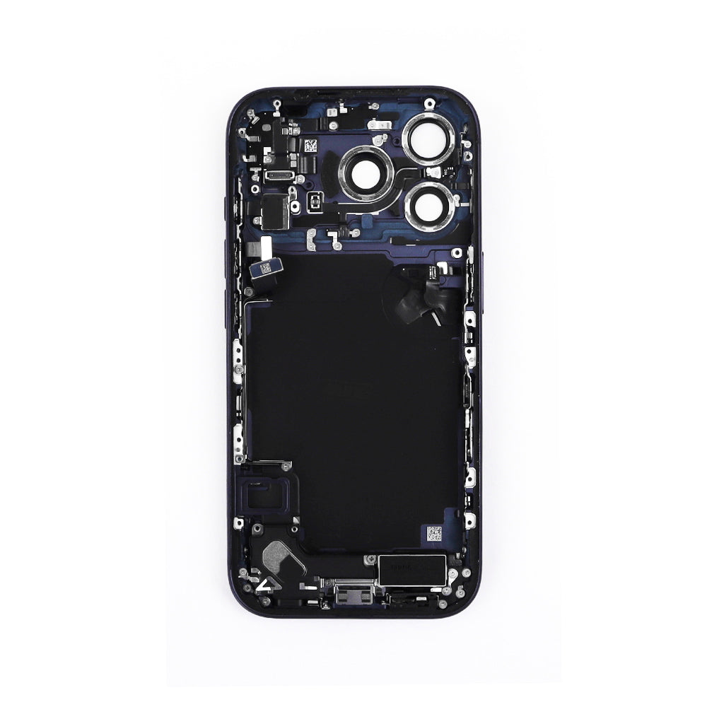 Rear Housing with small parts For iPhone 17 Pro (EU Version) Blue Pulled
