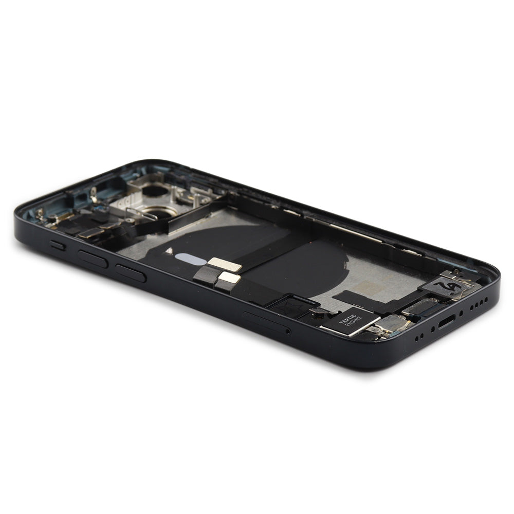 Rear Housing with small parts (EU Version) For iPhone 13 Mini Black Pulled B