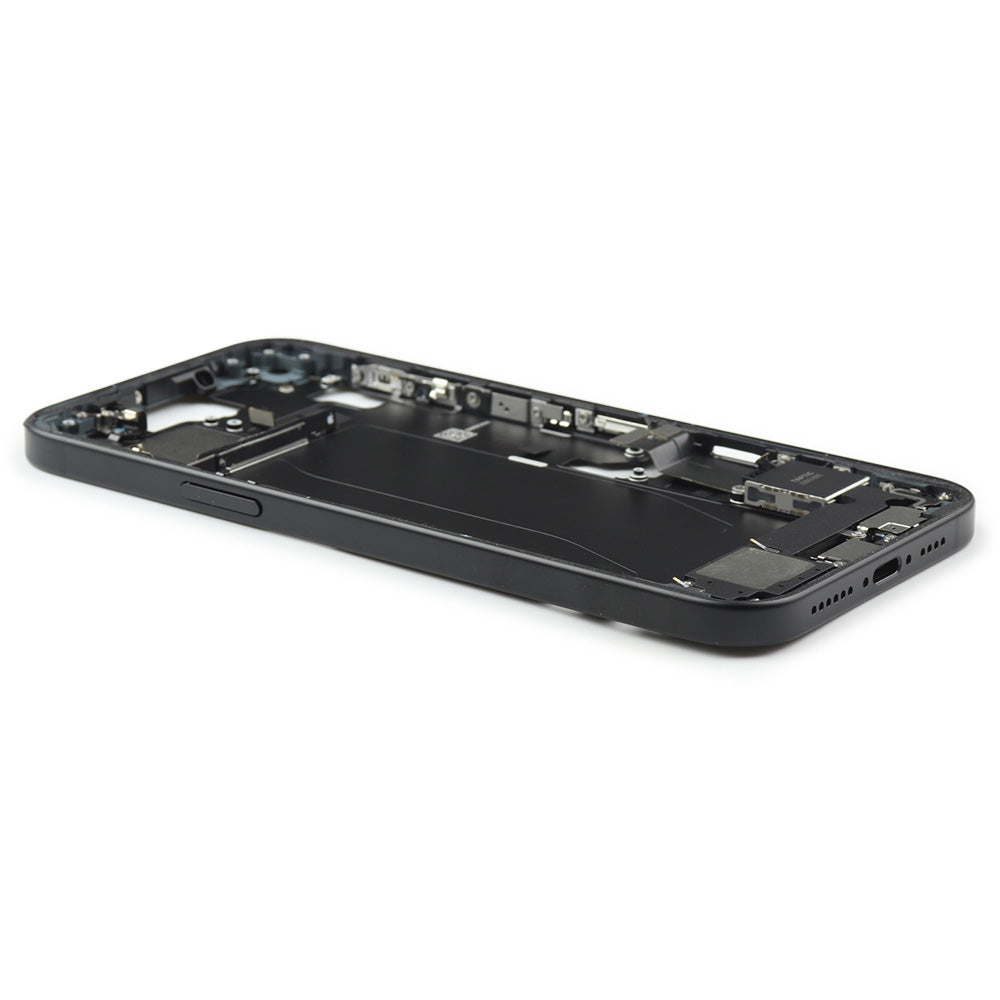 Middle Frame With Power And Volume Button For iPhone 15 Plus (EU Version) Black Titanium Pulled