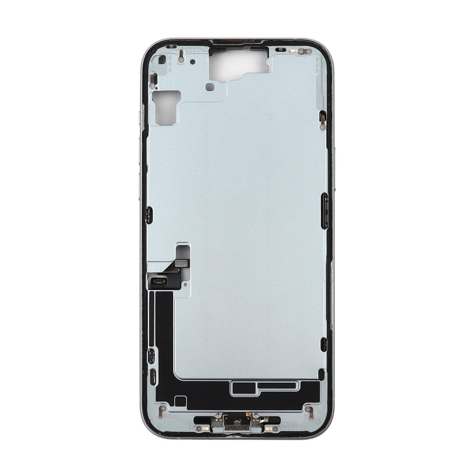Middle Frame With Power And Volume Button For iPhone 15 Plus (US Version) Blue Titanium Pulled