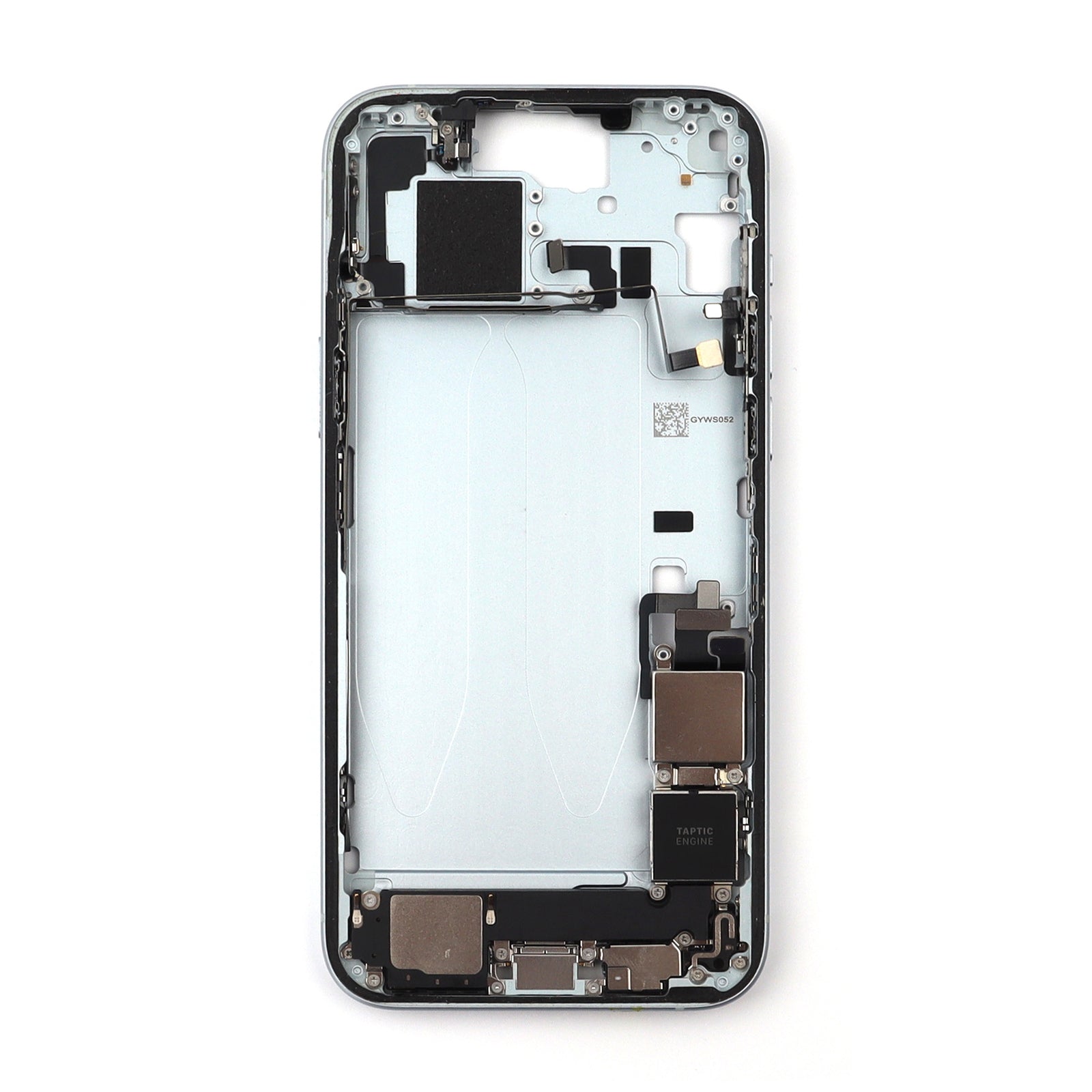Middle Frame With Power And Volume Button For iPhone 15 Plus (US Version) Blue Titanium Pulled