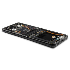Display Complete with Housing Compatible for Samsung Galaxy Z Flip3 5G Black Service Pack
