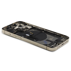 Rear Housing with small parts (US Version) For iPhone 14 Pro Gold Pulled
