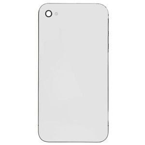 Baksida med ram för iPhone 4s, vit, OEM