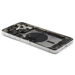 Rear Housing with small parts For iPhone 14 Pro Max White Pulled B