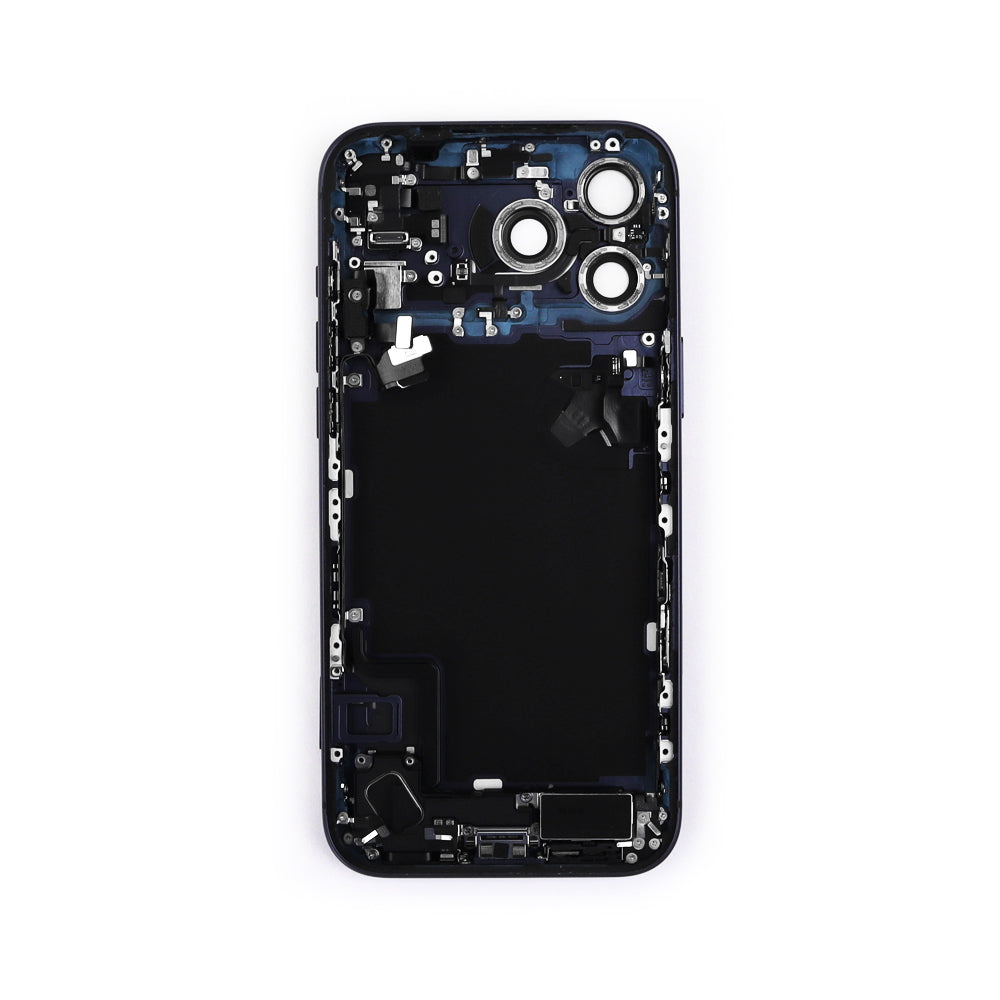 Rear Housing with small parts For iPhone 17 Pro Max (EU Version) Deep Blue Pulled