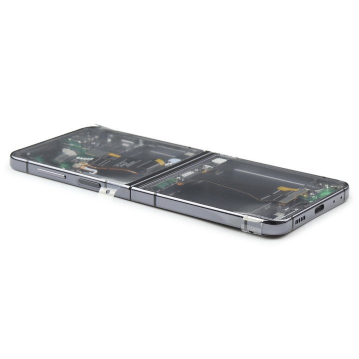 Display Assembly Compatible for Samsung Galaxy Z Flip 5 Black Service Pack