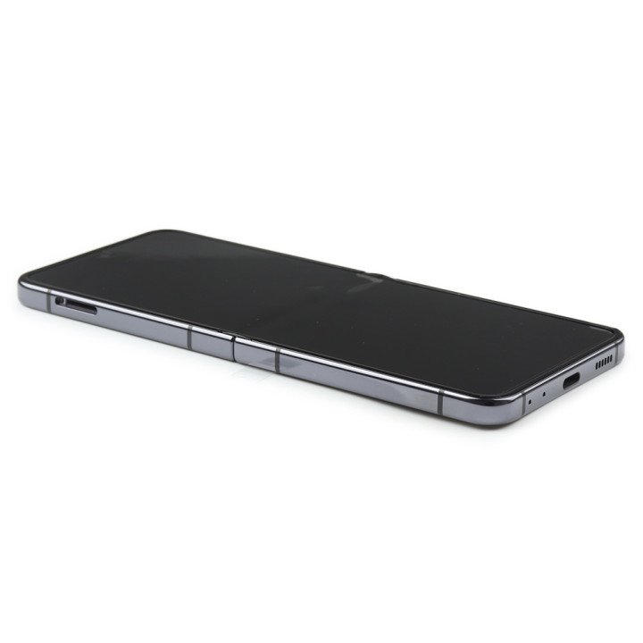 Display Assembly Compatible for Samsung Galaxy Z Flip 5 Black Service Pack