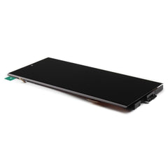 Display Assembly (Without Frame & Adhesive) Compatible for Samsung Galaxy S22 Ultra (SM-S908B) Black Service Pack
