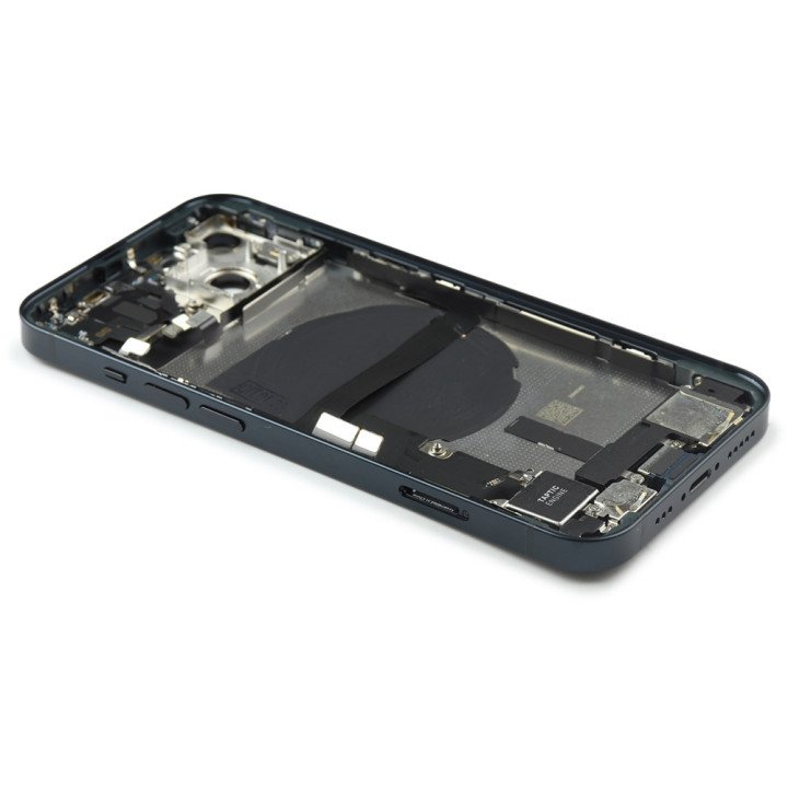 Rear Housing with small parts (EU Version) Compatible for iPhone 13 Black Refurbished