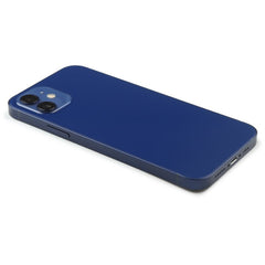 Rear Housing with small parts (EU Version) Compatible for iPhone 12 Blue Pulled