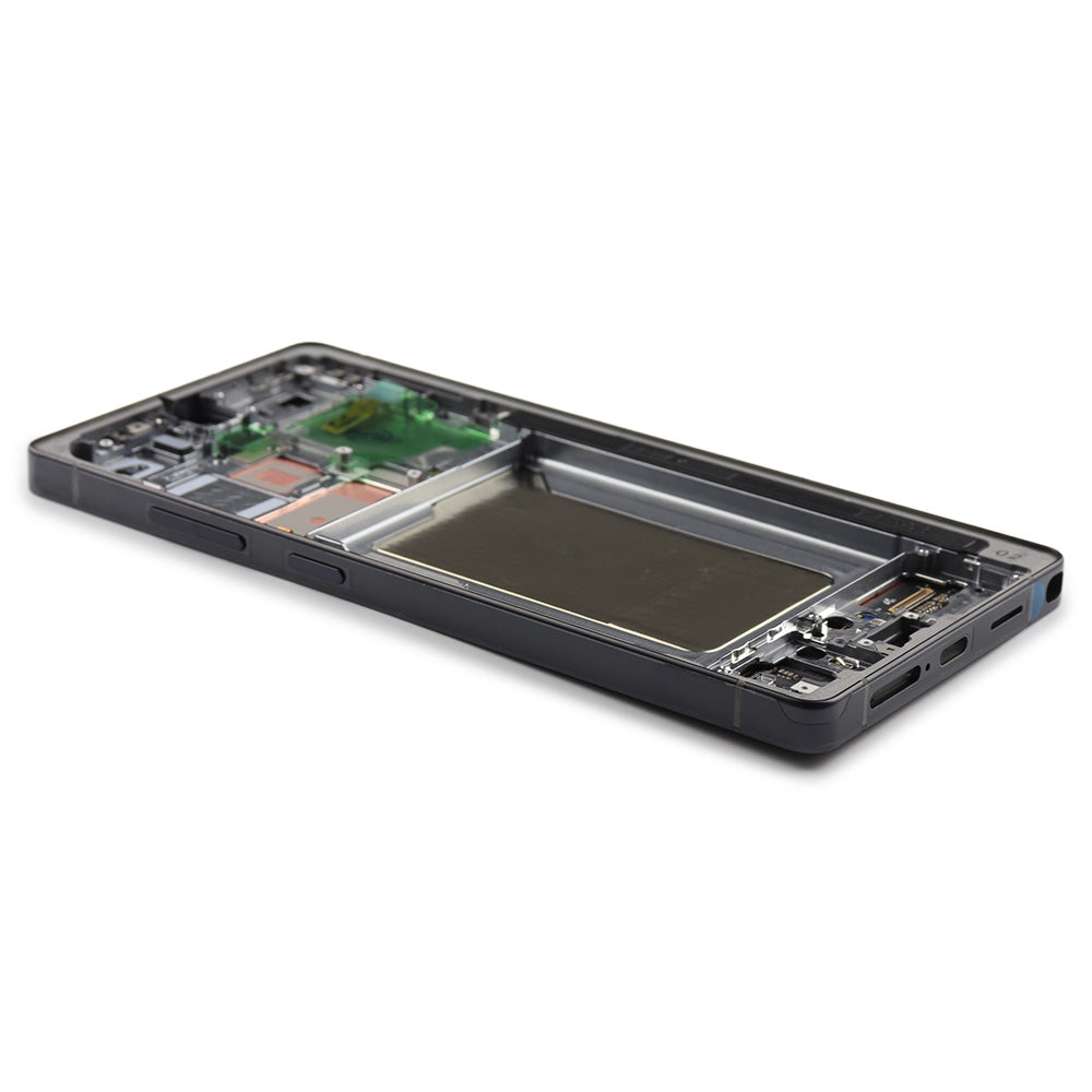 Display (Pre-Assembled) Complete with Housing For Samsung Galaxy S25 Ultra (SM-S938B) Titanium Black Service Pack