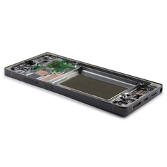 Display (Pre-Assembled) Complete with Housing For Samsung Galaxy S25 Ultra (SM-S938B) Titanium Black Service Pack