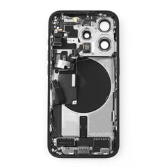 Rear Housing with small parts (US Version) For iPhone 15 Pro Black Titanium Pulled
