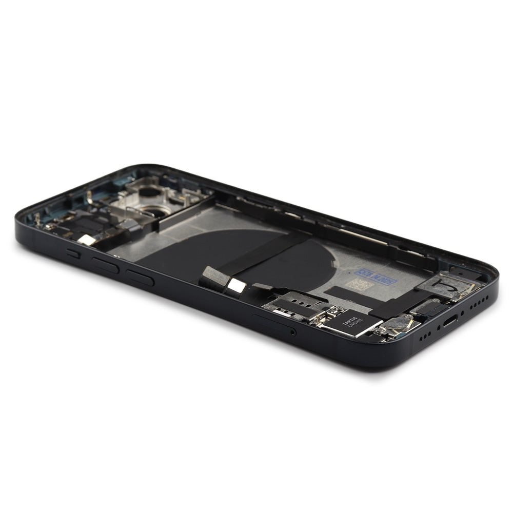 Rear Housing with small parts (EU Version) For iPhone 13 Black Pulled B