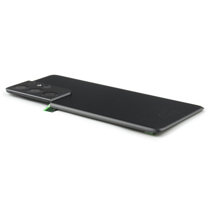 Back Cover Compatible for Samsung Galaxy S21 Ultra Phantom Black Service Pack