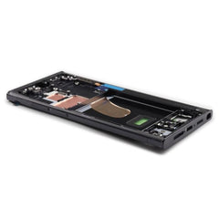 Middle Frame Assembly Compatible for Samsung Galaxy S23 Ultra (SM-S918B) Phantom Black Service Pack