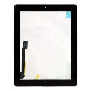 iPad 3 Glas & Digitizer med smådelar - SVART