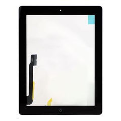 iPad 3 Glas & Digitizer med smådelar - SVART
