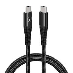 SiGN USB-C till USB-C Kabel 5A, 100W, 1m - Svart