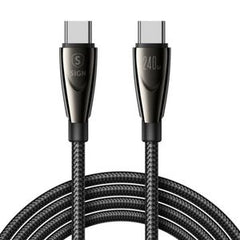 SiGN USB-C till USB-C Kabel 240W, 1.2m - Svart