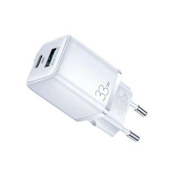 SiGN Mini Snabbladdare USB & USB-C, PD & Q.C3.0, 33W - Vit