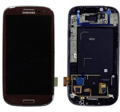 Galaxy S3 i9300 LCD skärm brun komplett ny Original samsung