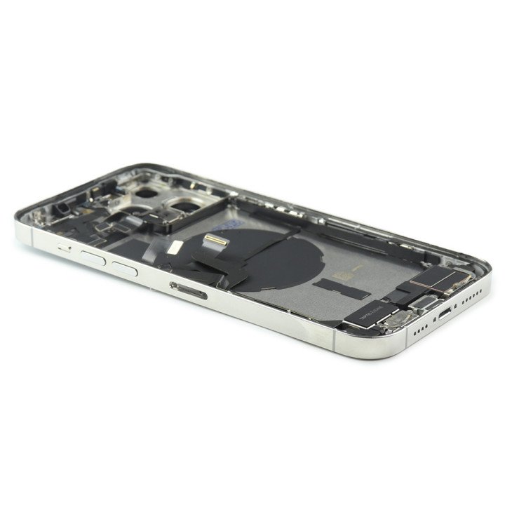 Rear Housing Assembly with small parts Compatible for iPhone 14 Pro Max White Refurbished