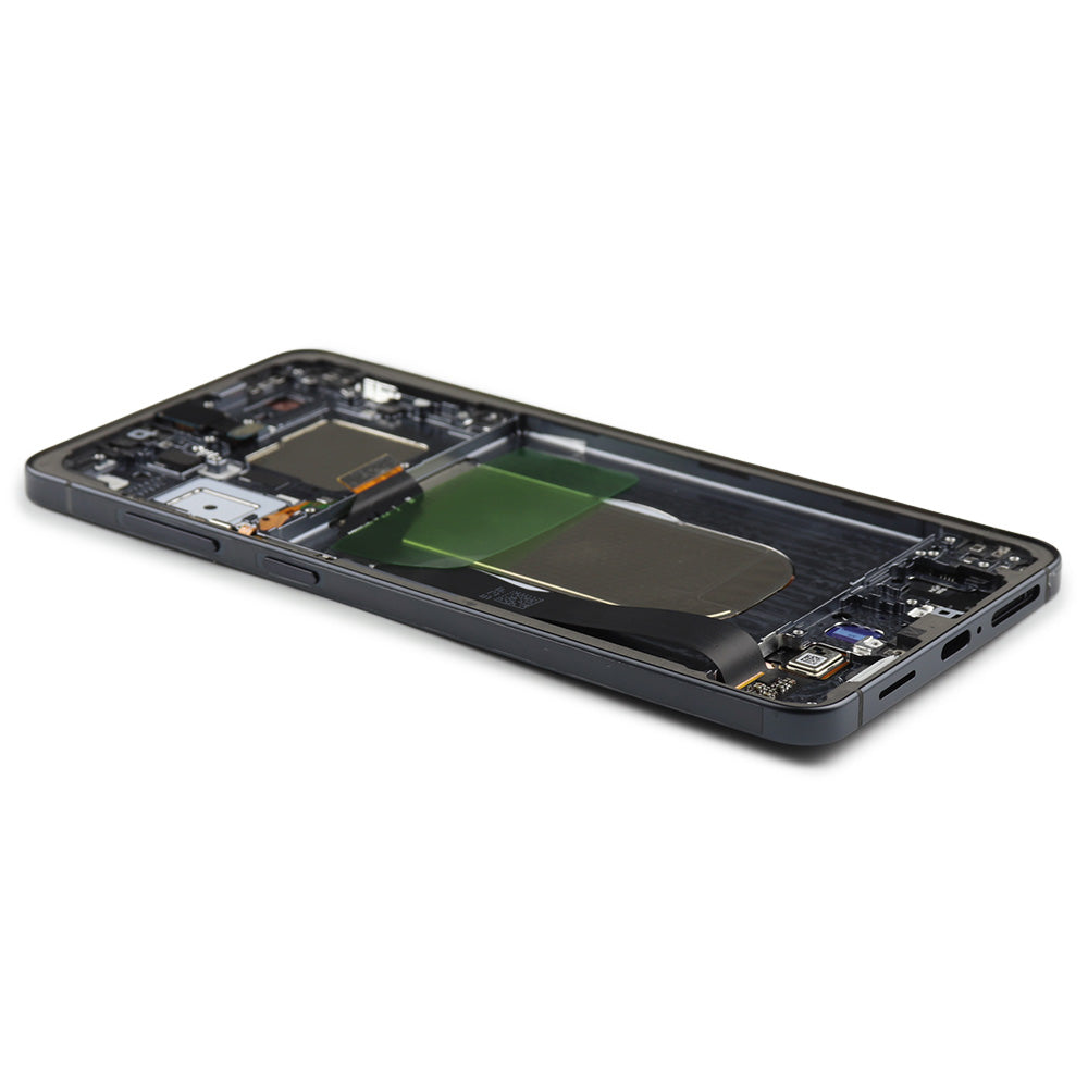 Display Complete with Housing For Samsung Galaxy S25 Edge (SM-S937B) Titanium Black Service Pack