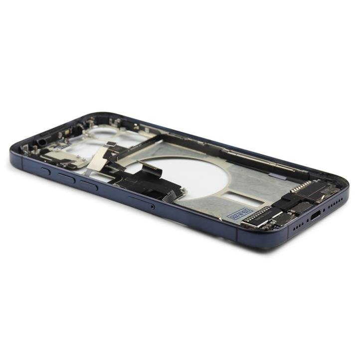 Middle Frame Assembly With Power And Volume Button Compatible for iPhone 15 Pro Max (EU Version) Blue Titanium Pulled