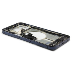 Middle Frame Assembly With Power And Volume Button Compatible for iPhone 15 Pro Max (EU Version) Blue Titanium Pulled