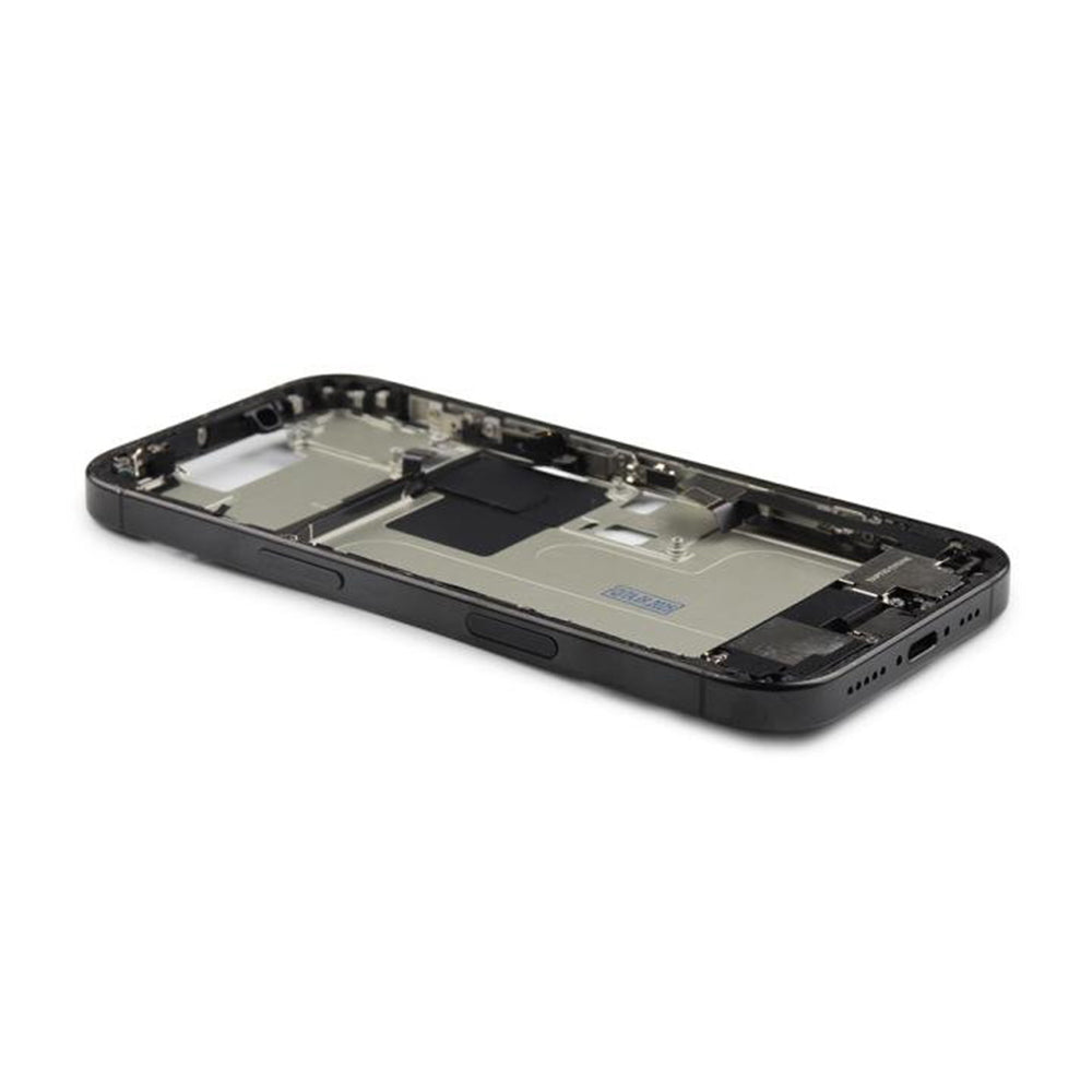 Middle Frame With Power And Volume Button (US Version) For iPhone 16 Pro Black Titanium Pulled