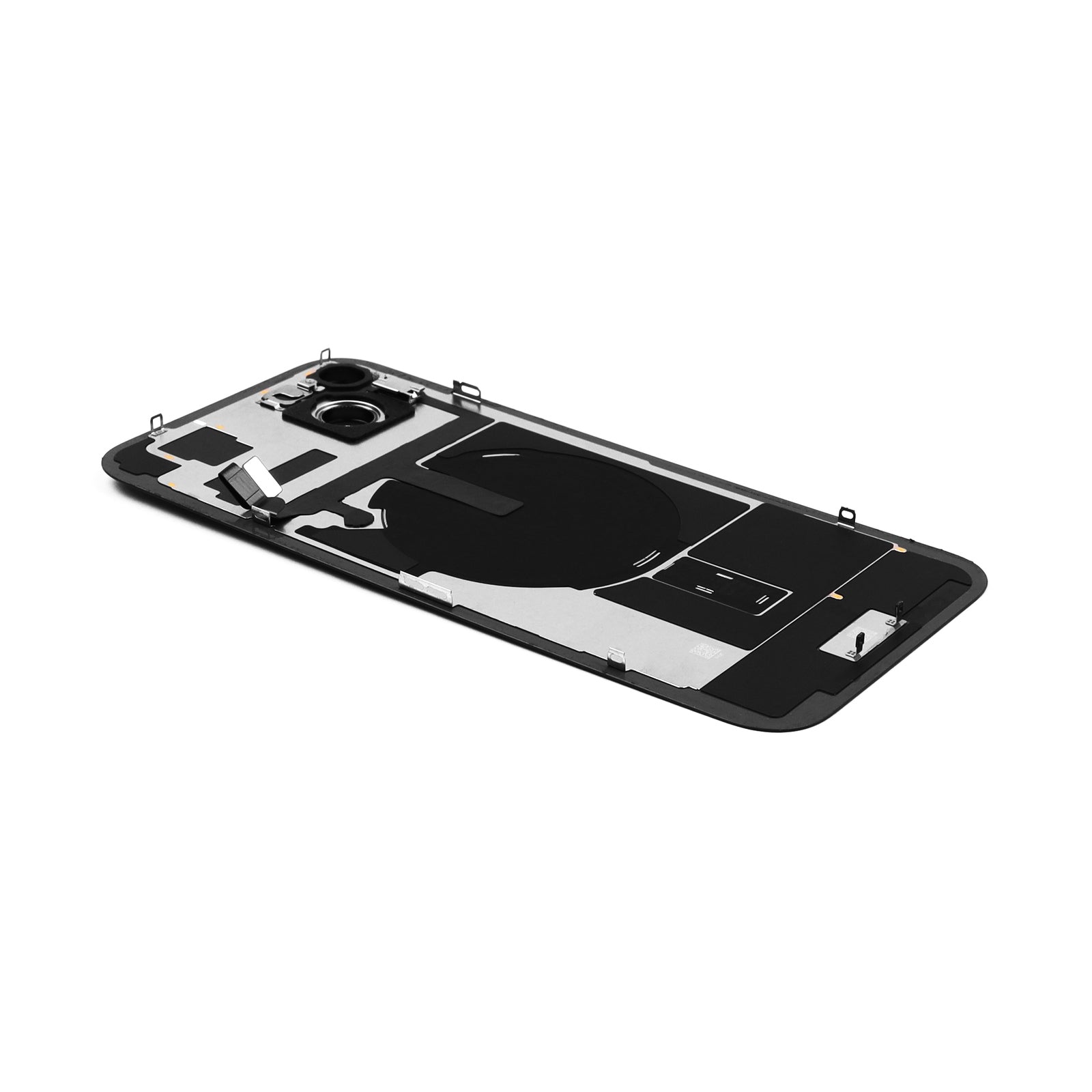 Back Cover incl. Camera lens, Flash Light and Wireless Charging For iPhone 15 Plus Black Titanium Pulled C