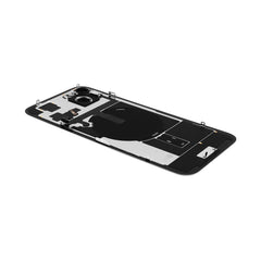 Back Cover incl. Camera lens, Flash Light and Wireless Charging For iPhone 15 Plus Yellow Titanium Pulled B