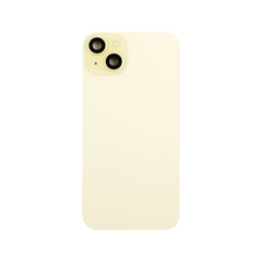 Back Cover incl. Camera lens, Flash Light and Wireless Charging For iPhone 15 Plus Yellow Titanium Pulled B