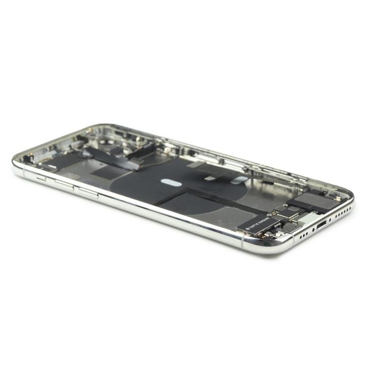 Rear Housing with small parts Compatible for iPhone 11 Pro White Refurbished