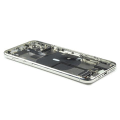 Rear Housing with small parts Compatible for iPhone 11 Pro White Refurbished