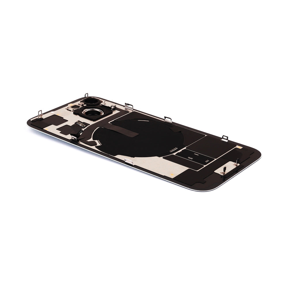 Back Cover incl. Camera lens, Flash Light and Wireless Charging For iPhone 15 (EU Version) Green Titanium Pulled C