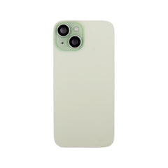 Back Cover incl. Camera lens, Flash Light and Wireless Charging For iPhone 15 (EU Version) Green Titanium Pulled C