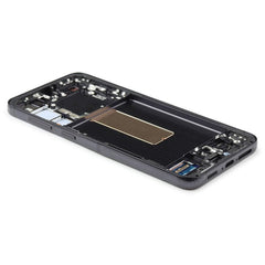 Display Assembly Complete with Housing Compatible for Samsung Galaxy S23 Plus (SM-S9916B) Black Service Pack