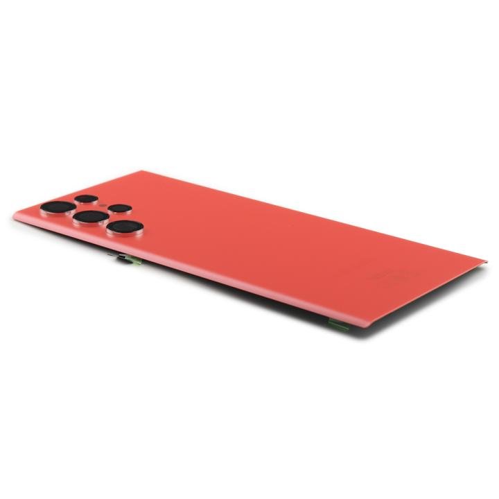 Back Cover Compatible for Samsung Galaxy S22 Ultra (SM-S908B) Red Service Pack