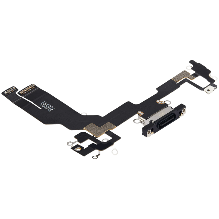 iPhone 16e Laddningsport Flexkabel Svart Original