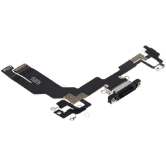 iPhone 16e Laddningsport Flexkabel Svart Original