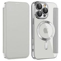 iPhone 16 Pro Fodral med Kortplatser - Silver