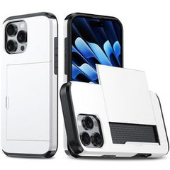 iPhone 16 Pro Max Skal med kortplats - Vit